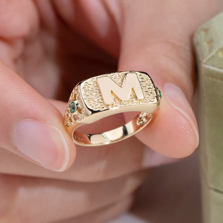 Customized MSR-2169 Fashion 18K Gold Lab Grown Diamond Ring