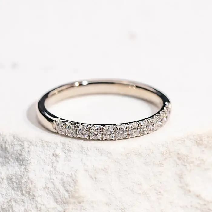 MSR-892 14K Eternity Gold Valentine's Day Gift Custom Jewellery Factory Good Price Lab Grown Diamond Wedding Ring