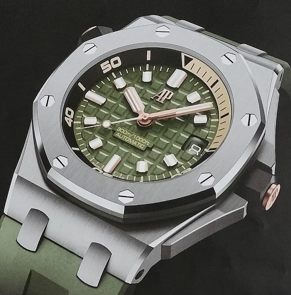 Audemars Piguet Royal Oak Offshore Diver with green dial