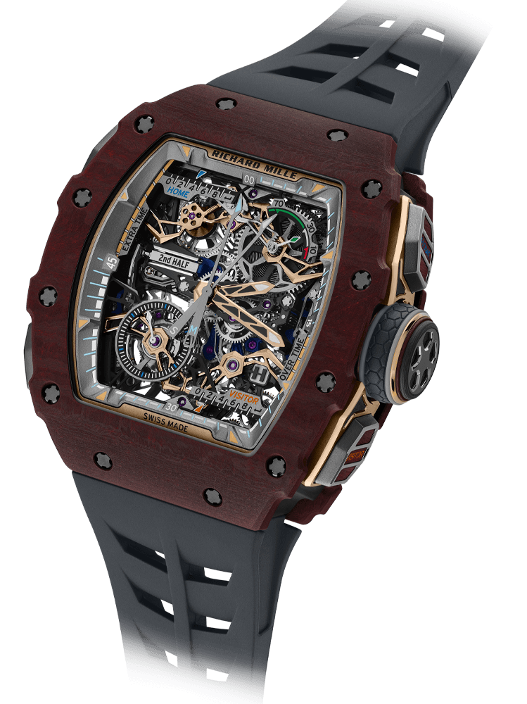 Richard Mille RM 41-01 Manual Winding Tourbillon Flyback Chronograph Soccer — official Richard Mille imagery (© Richard Mille)