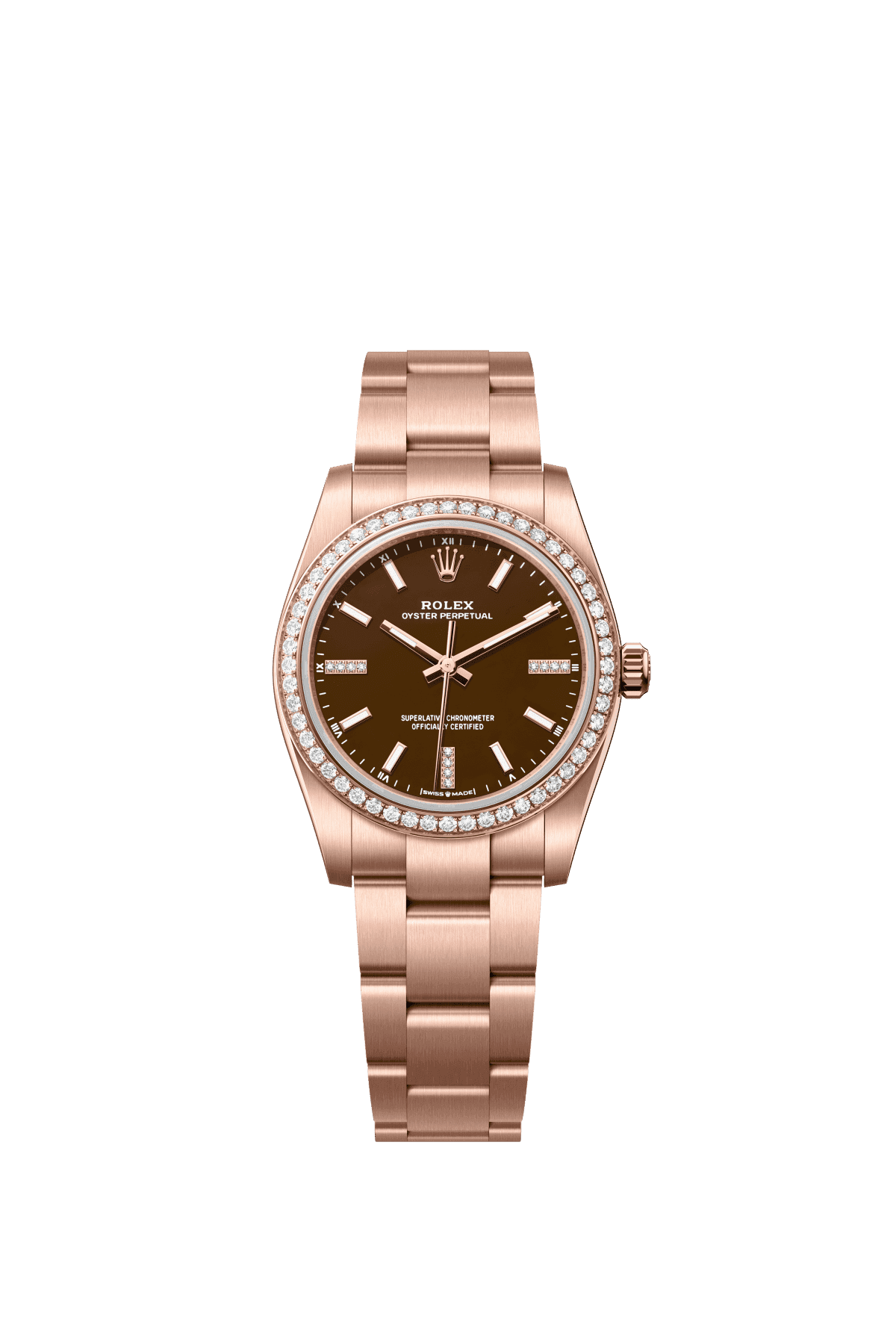 Rolex Oyster Perpetual 34 124245RBR — official Rolex imagery (© Rolex)