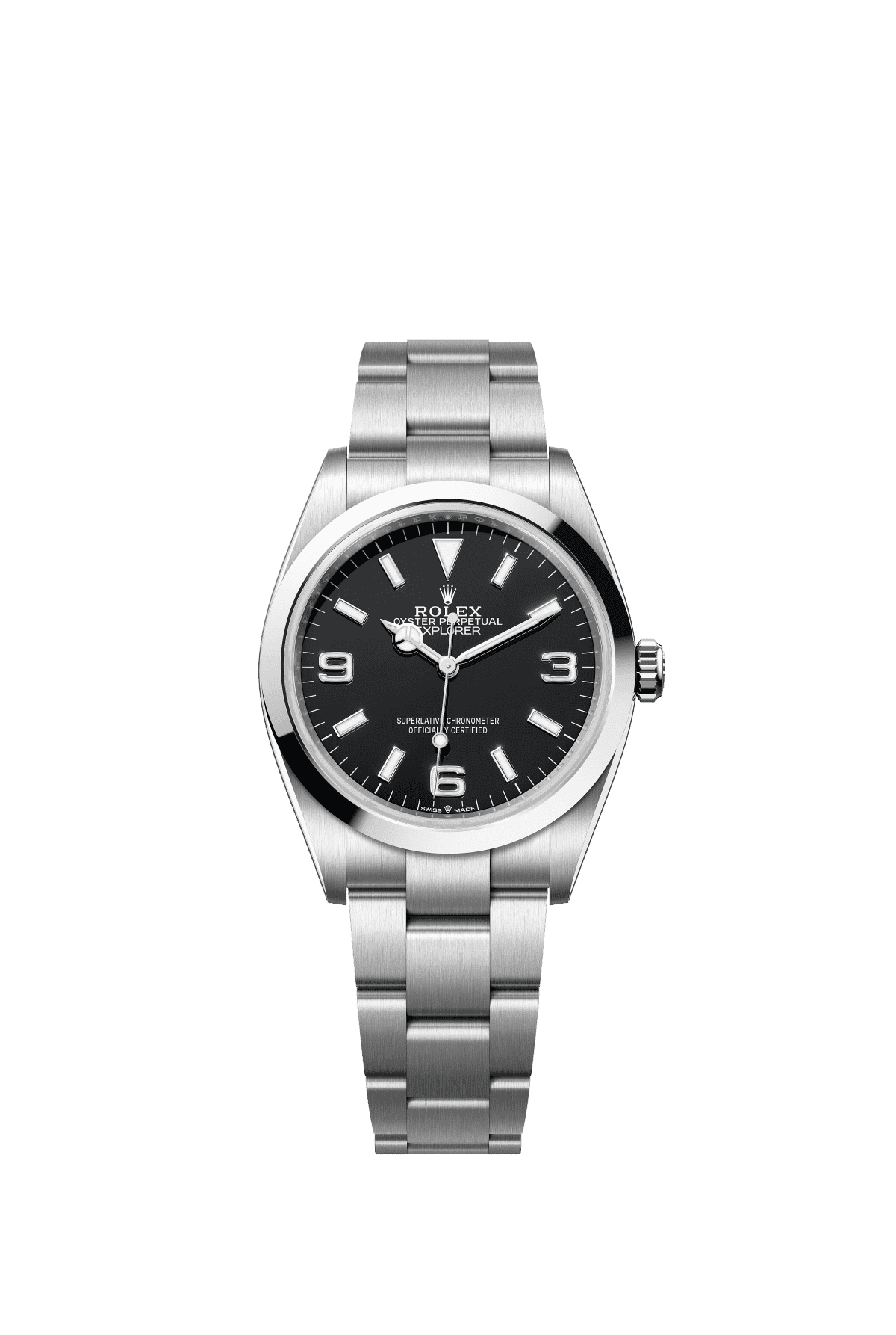 Rolex Explorer 36 124270 — official Rolex imagery (© Rolex)