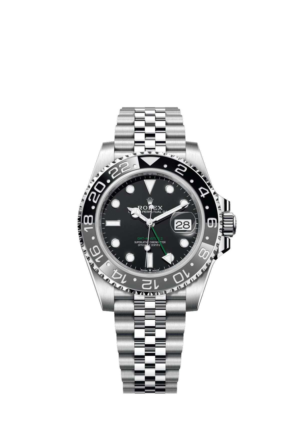 Rolex GMT-Master II 126710GRNR — official Rolex imagery (© Rolex)