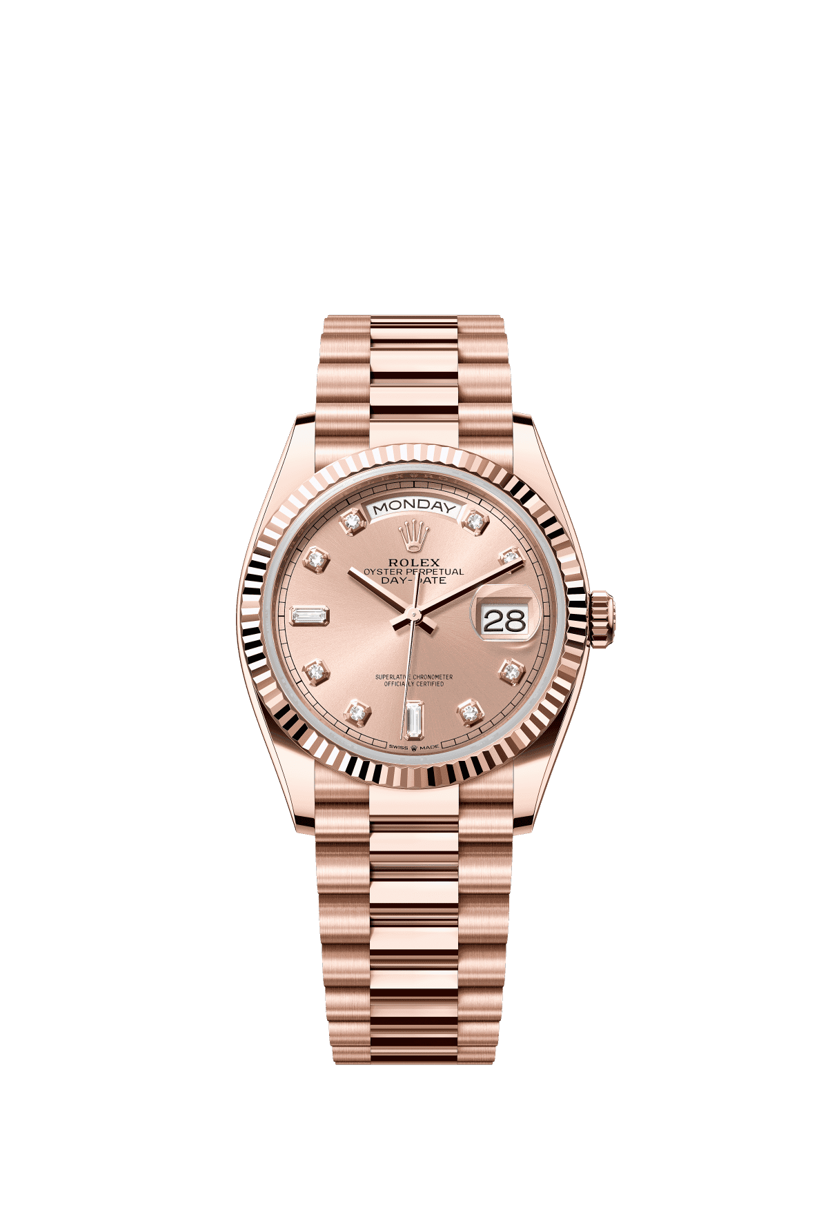 Rolex Day-Date 36 128235 — official Rolex imagery (© Rolex)