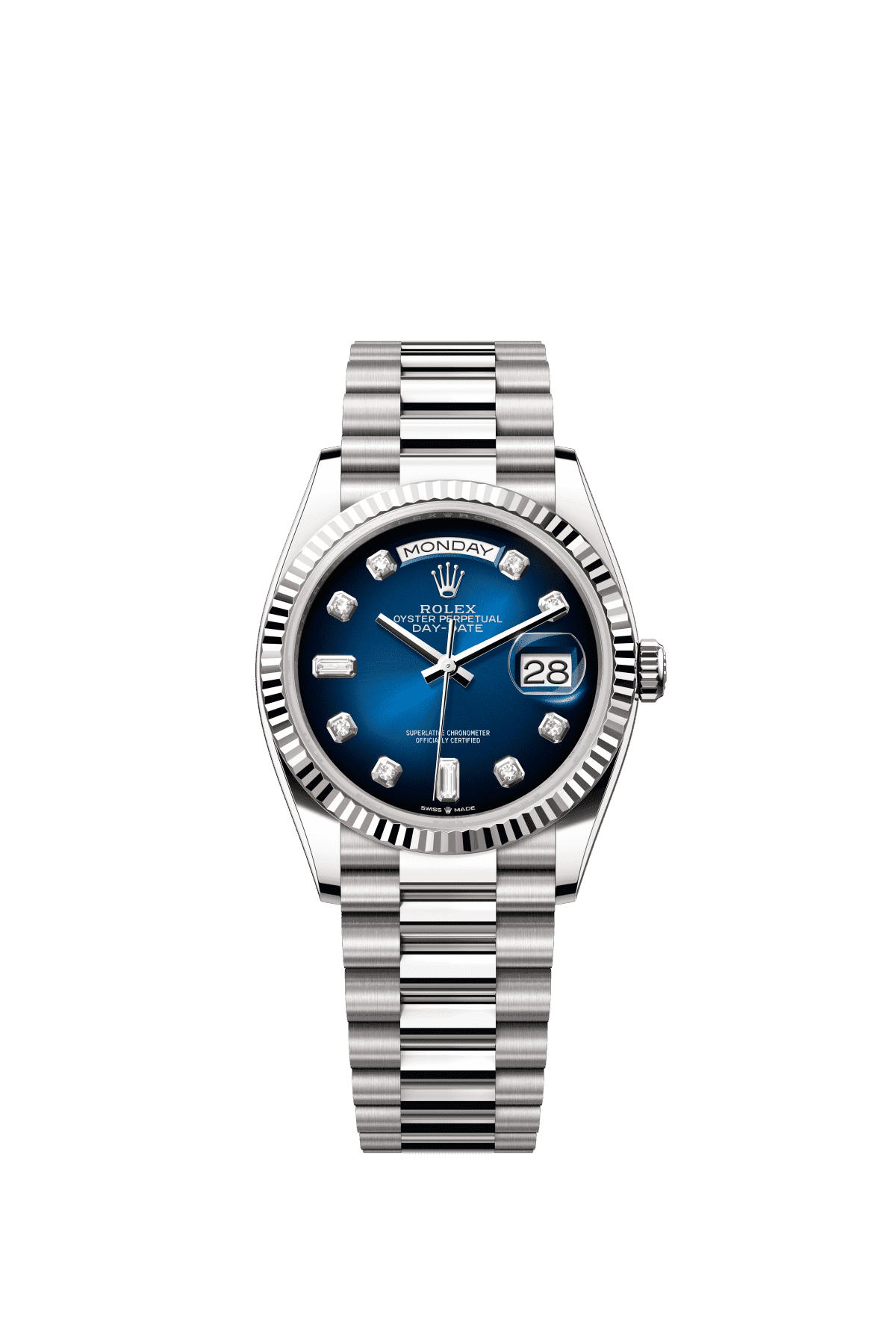 Rolex Day-Date 36 128239 — official Rolex imagery (© Rolex)