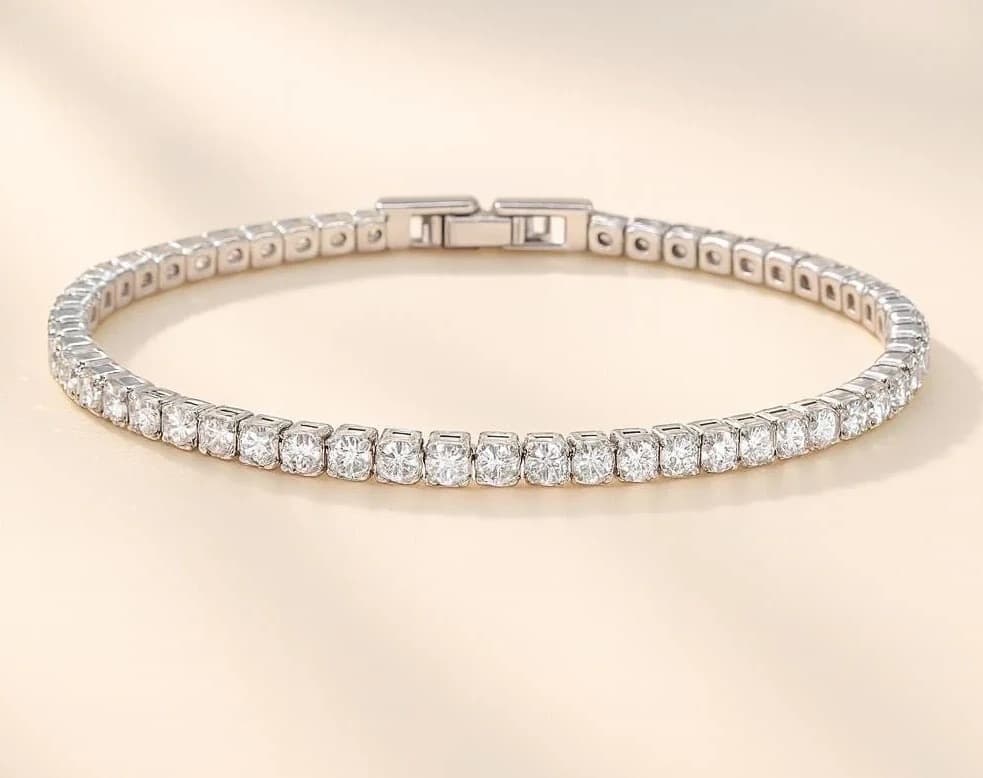 Unisex Diamond Tennis Bracelet