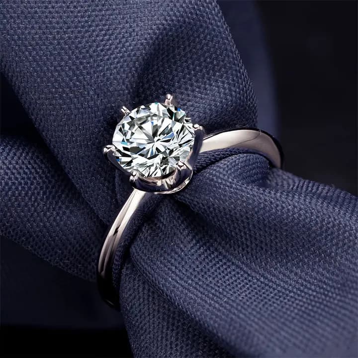 Lab Grown Diamond Solitaire Engagement Ring HPHT CVD Lab Diamond Jewellery Lab Grown Diamond Ring