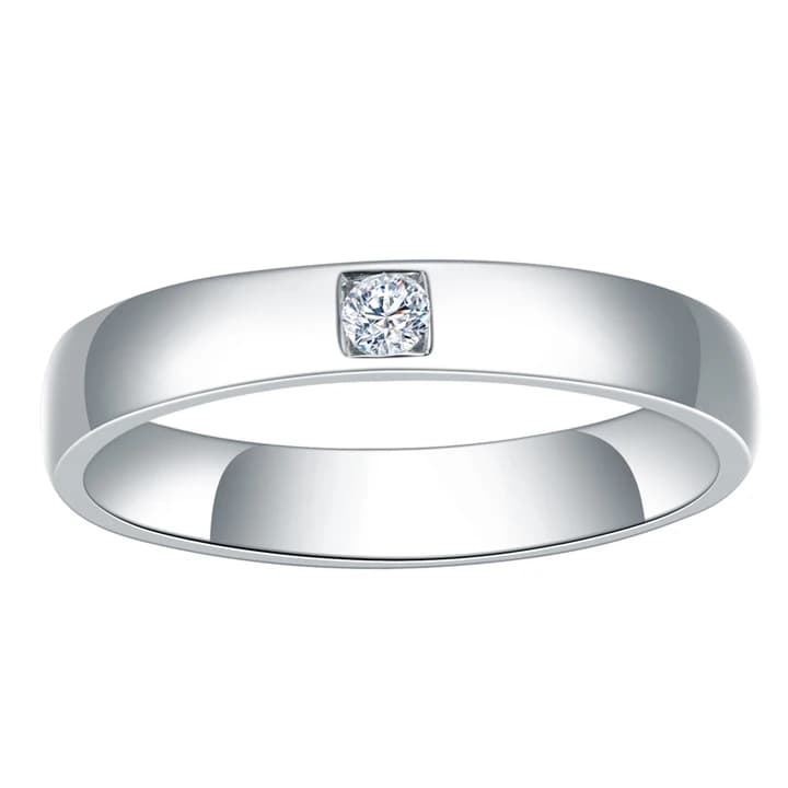 MS-515 PT950 Sample Style Lab Diamond Women Ring Men Ring