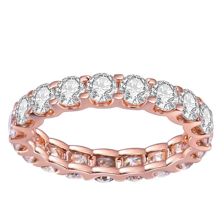 Fashion Style Wedding Ring 10k 14k 18k Solid Gold With Lab Grown Diamond Hpht Engagement Ring Wedding Ring