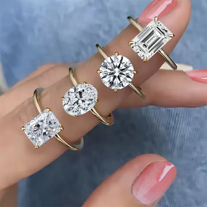 PT950 D VS Engagement Wedding Promise Ring Stunning IGI Certified Ethical Sustainable Lab Grown Diamond Ring for Women
