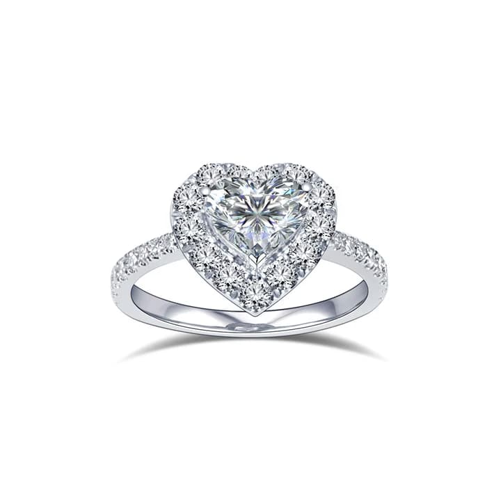 Luxury Jewellery 18k Gold With Lab Grown Diamond Engagement Ring Christmas Custom Jewellery
