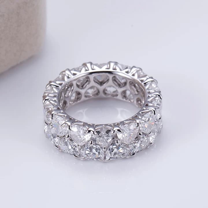 MSR-1028 Vintage Heart Shape Diamond Ring for Engagement