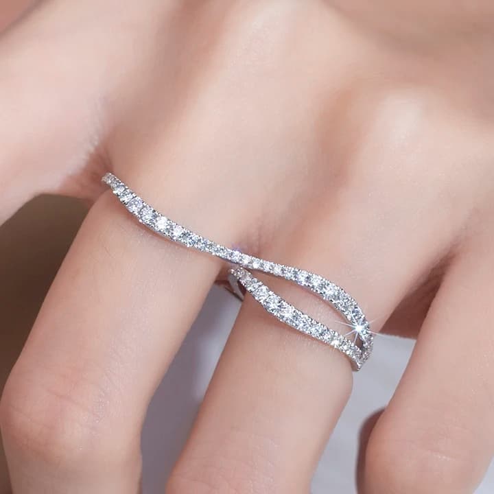 Fashion Style MSR-1029 14k Gold Diamond Wedding Ring Factory Price