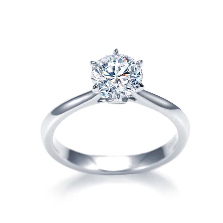 MSR-1273 Classic Design 18K Gold Solitaire Diamond Ring 1ct E VS1 Round Shape Lab Grown Diamond Ring