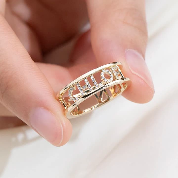 MSR-2086 9k Gold Fashion Eternity Ring Round Cut Lab Grown Diamond Ring