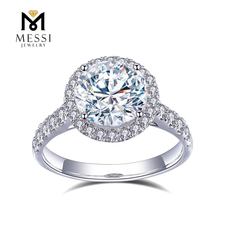 MSR-327 18K Gold Engagement Ring Diamond Ring for Women