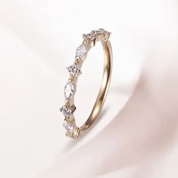 Fashion Style MSR-903 18k Gold Factory Price Lab Grown Diamond Ring